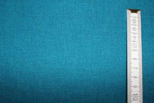 Preview: Enzym-washed Leinen petrol (10 cm)